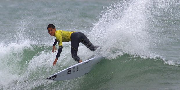 Kehu Butler has returned to New Zealand to take part in the Rip Curl GromSearch being held at Fitzroy Beach this weekend. Photo/col/surf2surf.com