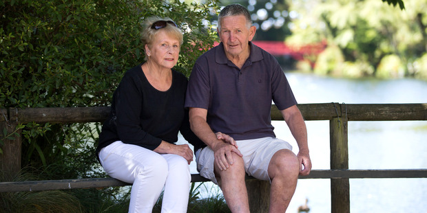 Jan O'Dowda with her husband Bob O'Dowda. Photo / Brett Phibbs