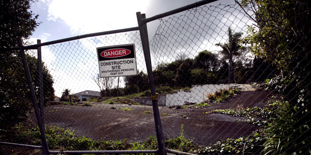 The St Heliers property has stood empty for years. Photo / Doug Sherring