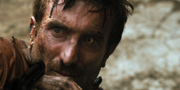 Sharlto Copley in the sci-fi thriller District 9.