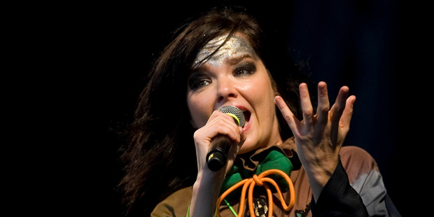 Bjork reveals she is working on fresh songs and promises they will be happy.