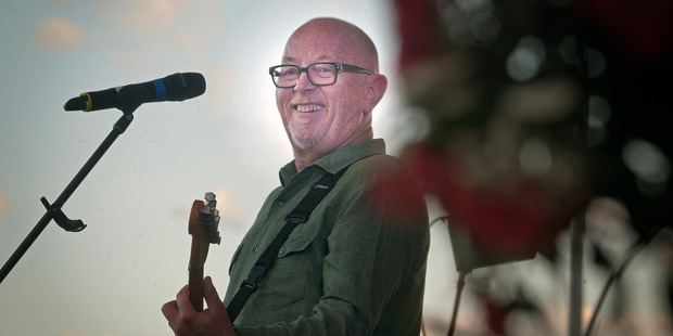 Dave Dobbyn performs at Tauranga Christmas in the Park. Photo / Andrew Warner