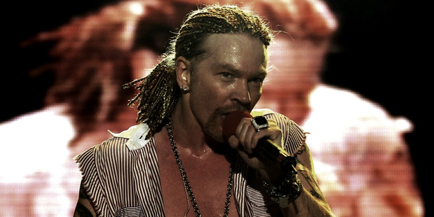 Axl Rose from Guns N' Roses.