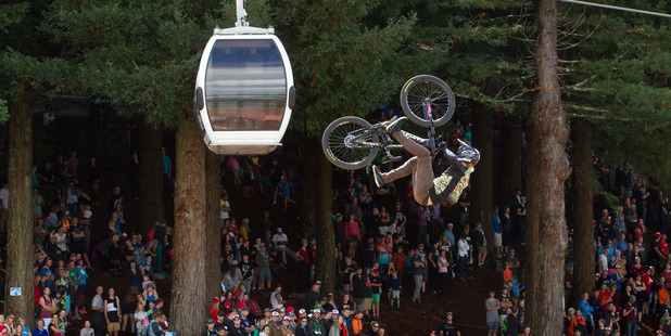Crankworx Slopestyle competition.