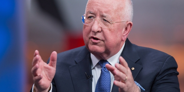 Sam Walsh's pay was down about 12 per cent.