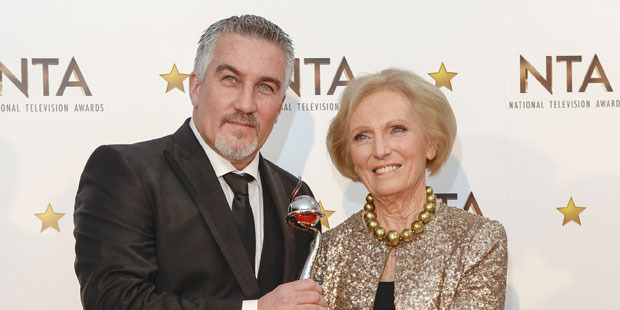 Paul Hollywood and Mary Berry of The Great British Bake Off. Photo / Getty Images