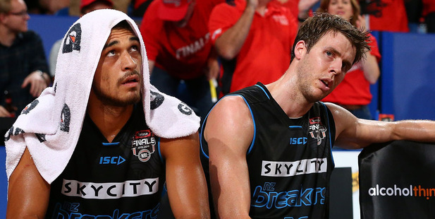 The Breakers were thrashed in the final game of the ANBL finals series in Perth. Photo /Getty
