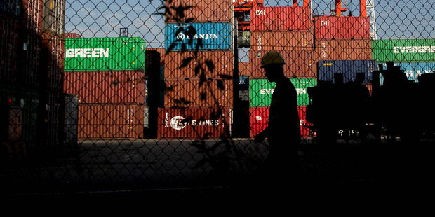 A steep rise in China's reported imports from Hong Kong has raised concerns that trade invoices are being manipulated to get capital out of the country. Photo / Bloomberg
