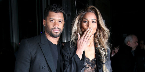 Russell Wilson and Ciara have announced they are engaged. Photo / Getty Images