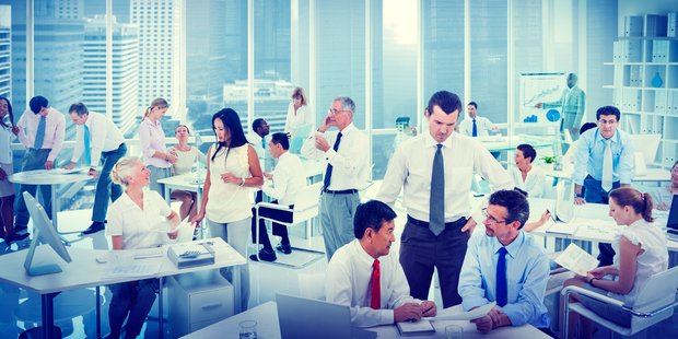 Crowded working areas may cloud our thinking. Photo / iStock