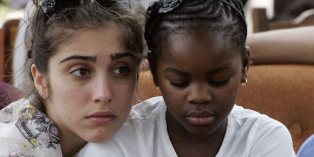 Madonna's daughters Lourdes and Mercy James. File photo / Getty Images
