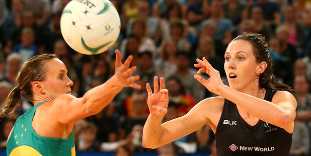 Bailey Mes in action for the Silver Ferns. Photo / Getty