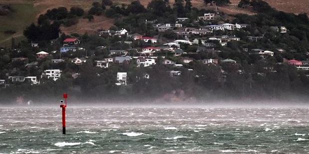 Part of Otago Peninsula in darkness. Photo / Gregor Richardson, Otago Daily Times