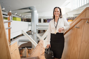 Ngaire Angus, ASB regional manager private banking, was promoted to her current role after completing the inaugural year of WhakaterehiaPhotograph by Ted Baghurst.