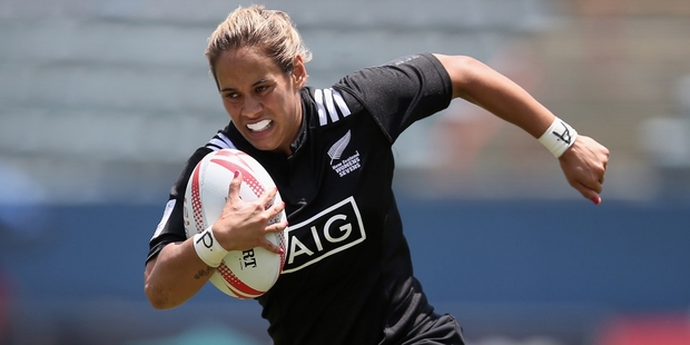 The increasing profile of Kayla McAlister and the NZ women's sevens team is helping boost player numbers. Photo / Getty Images