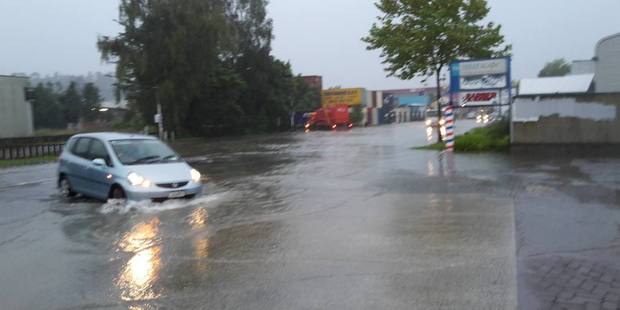 Bad flooding on Maleme street. Photo/File