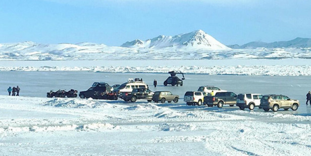 Fast 8 filming in Iceland. Photo / Instagram, Brett Daniels @theromulans