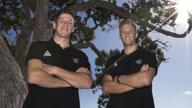 Men's 470 crew (L-R) Daniel Willcox and Paul Snow-Hansen. Photo / Brett Phibbs