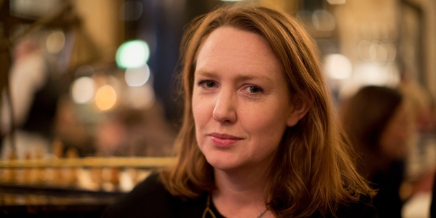 Author Paula Hawkins.