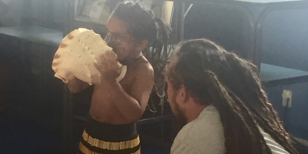 A father and son learning about their culture together is a winner on many levels.