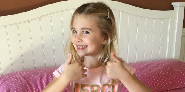 Eden's bubbly, unbreakable spirit has amazed her doctors. Photo / Go Fund Me