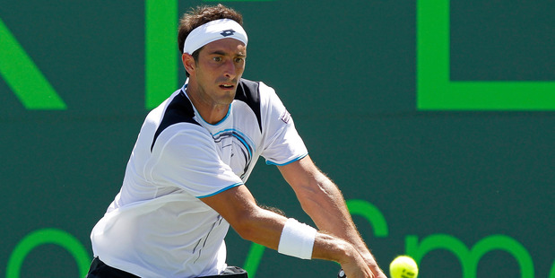 Potito Starace of Italy in action in 2012. Photo / Getty Images