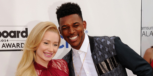 Recording artist Iggy Azalea and NBA player Nick Young. Photo / Getty Images