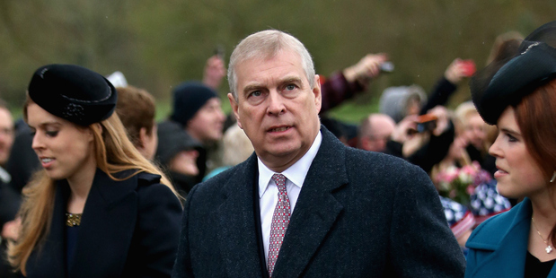 Prince Andrew smashed through the gates to his home. Photo / Getty Images