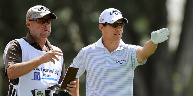 Phil Tataurangi of New Zealand prepares to hit during the Pacific Rubiales Bogota Open. Photo / Getty Images