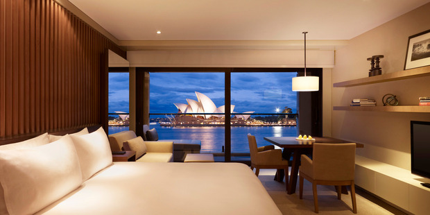 The Park Hyatt offers a spectacular view of the Sydney Opera House. Photo / Supplied