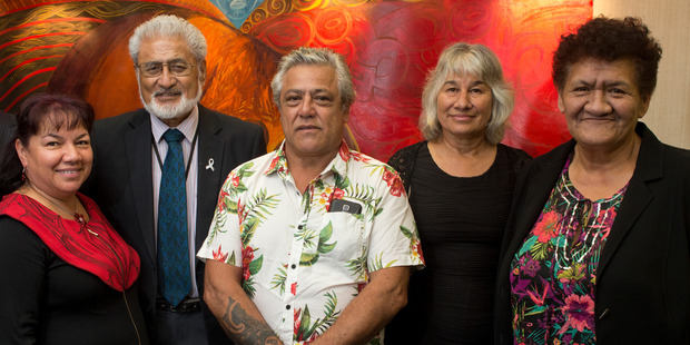Claimants in the Waitangi Tribunal hearing into the TPPA. Photo / Mark Mitchell