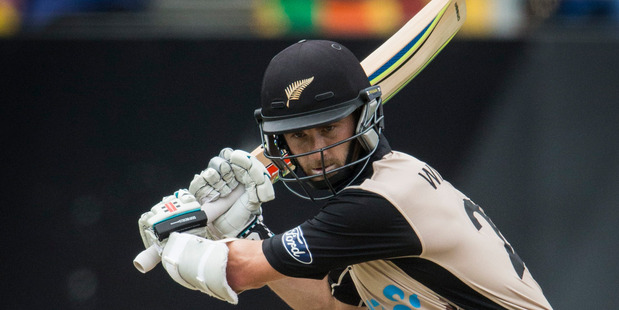Kane Williamson in action for the Black Caps. Photo / Jason Oxen