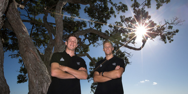 Five double-handed crews named in the opening Olympic sailing selections, Men's 470 crew (L-R) Daniel Willcox and Paul Snow-Hansen. Photo / Brett Phibbs.