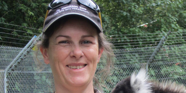 Hamilton Zoo curator Samantha Kudeweh. Photo / Supplied