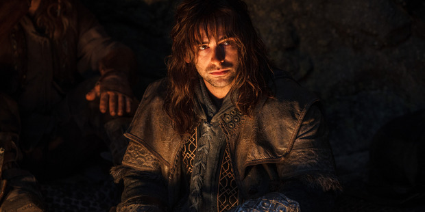 Aidan Turner as Kili Dwarf in The Hobbit.