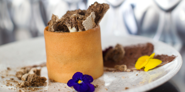 Tiramisu dessert at Baduzzi, one of the restaurants named in Metro Magazine's top 50. Phto / Richard Robinson