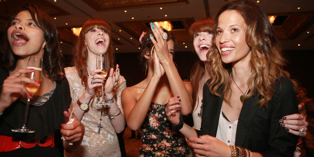 Dakota Biddle, Elza Jenkins, Michaela Steenkamp, Nellie Rose Jenkins and Danielle Hayes. Photo / Norrie Montgomery