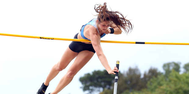 Eliza McCartney has finished fifth at the world indoor track and field championships, her first major international meet at elite level. Photo / Getty,