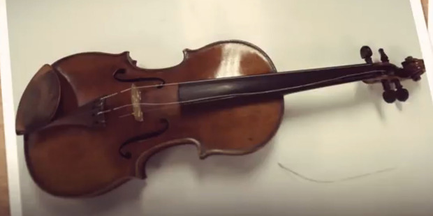 Roman Totenberg's Stradivarius. Photo / Washington Post