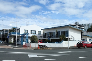 Corner of McLean St and The Strand - Area of new council admin building and library.