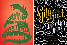 The US (left) and UK covers of Mr Splitfoot, by Samantha Hunt.