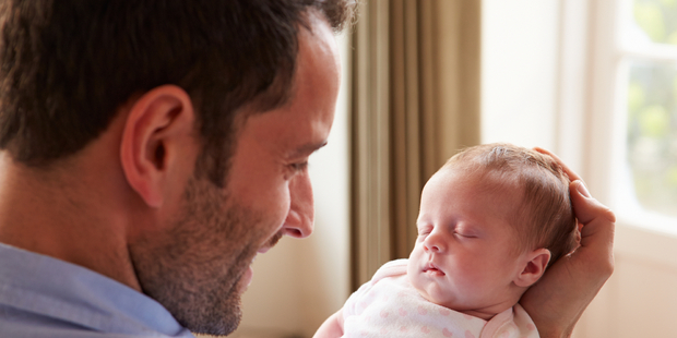At present father in NZ are entitled to two weeks' unpaid leave. Photo / iStock