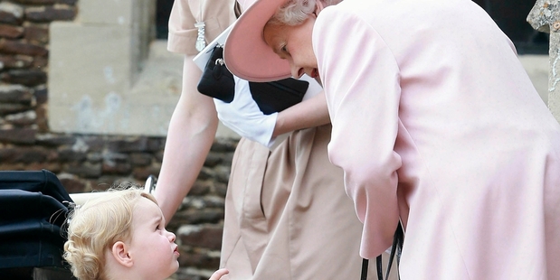 Prince George, however, has his own special name for the Head of State: Gan-Gan. Photo / AP