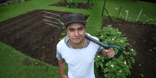 REFUGE: Mike George, 24, became a temporary resident at the Tauranga Moana Night Shelter Trust for about two months. PHOTO/JOHN BORREN
