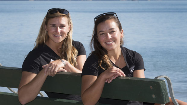 Women's skiff 49erFX (L-R) Molly Meech and Alexandra Maloney. Photo / Brett Phibbs