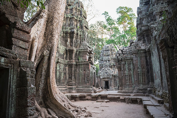 The Bayon temple at Angkor Thom. Photo / Getty Images