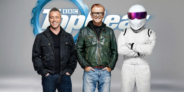 Top Geat hosts Matt LeBlanc and Chris Evans. Photo / BBC