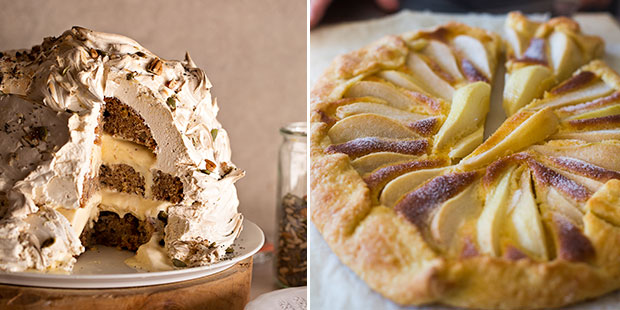 This baked Alaska and Kathy's open fruit tart will make your Easter weekend a sweet one. Photo / Bite magazine