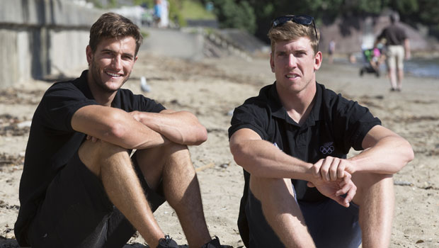 Men's skiff 49er (L-R) Blair Tuke and Peter Burling. Photo / Brett Phibbs