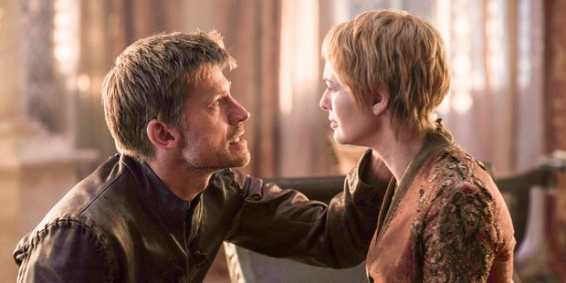 Nikolaj Coster-Waldau as Jaime Lannister and Lena Headey as Cersei Lannister. Photo / HBO